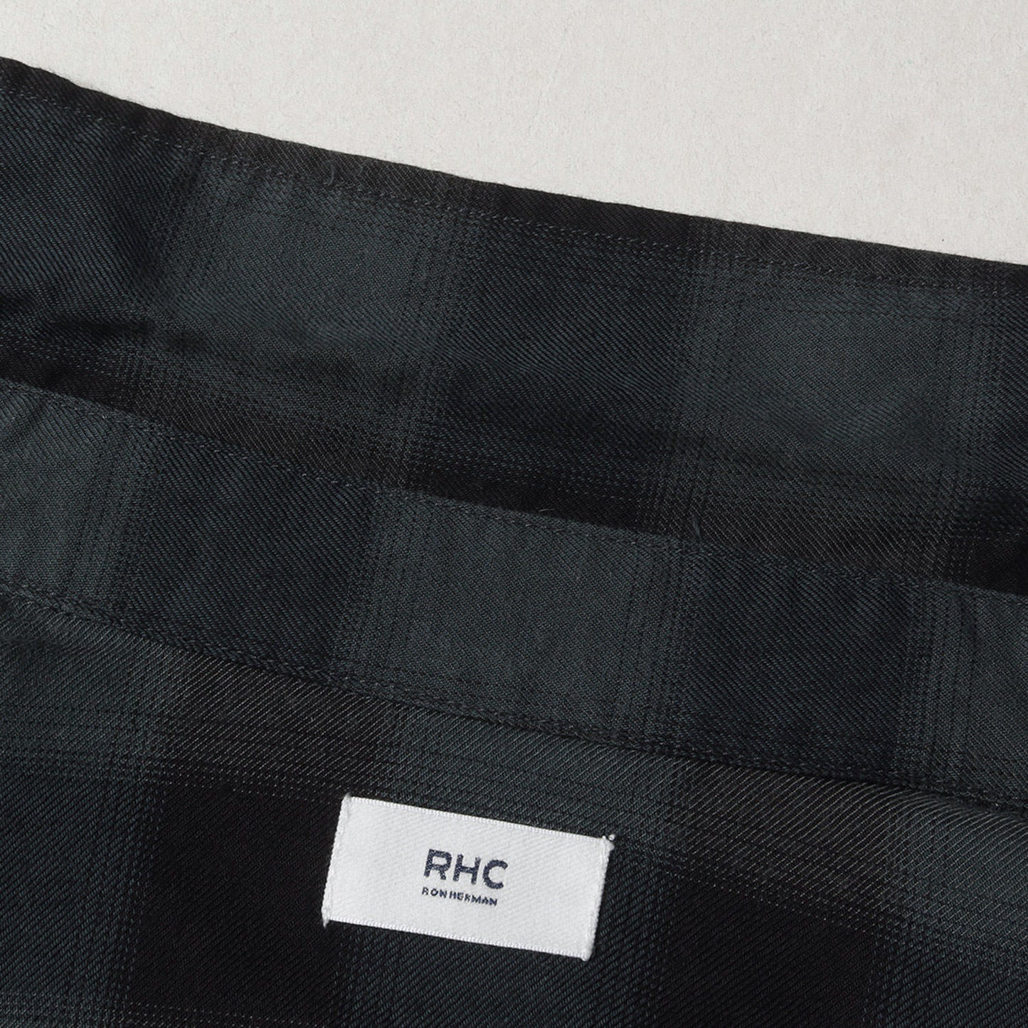 24AW オンブレチェック コットンキュプラ シャツ (Ombre Check Shirts 4020700082) / RHC