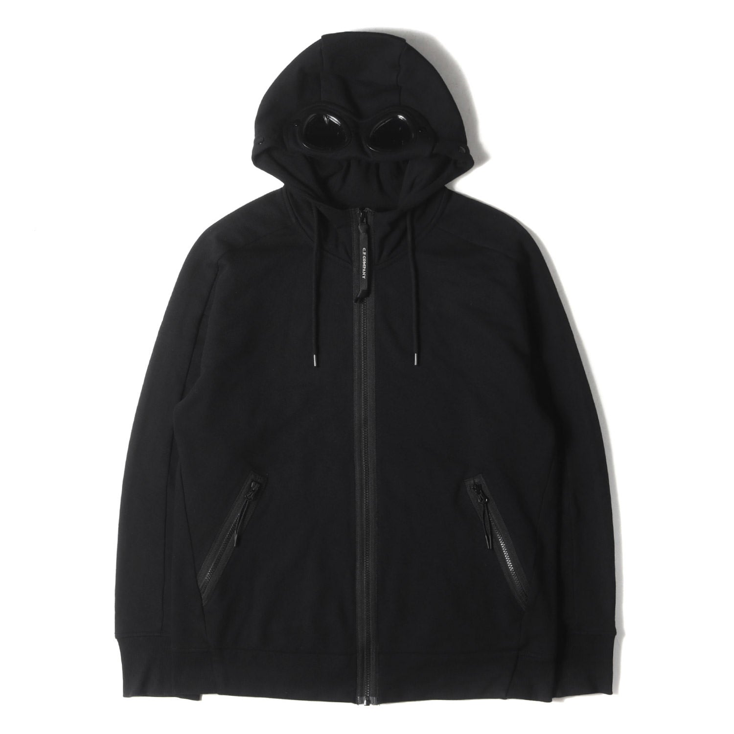 C.P. COMPANY ゴーグル付きパーカー 黒 cp company □CP COMPANY