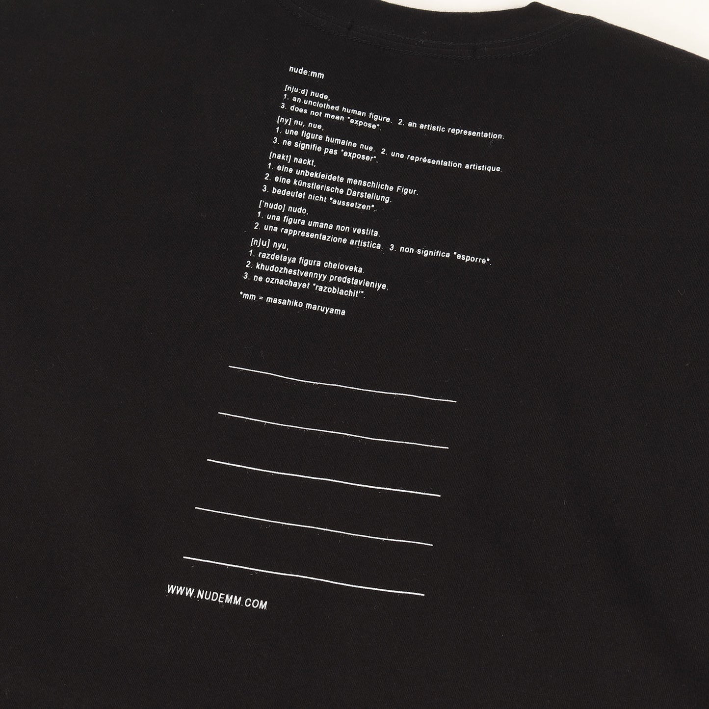 24SS バックプリント ノースリーブ Tシャツ (SLEEVELESS BACK PRINT T NU-1677)