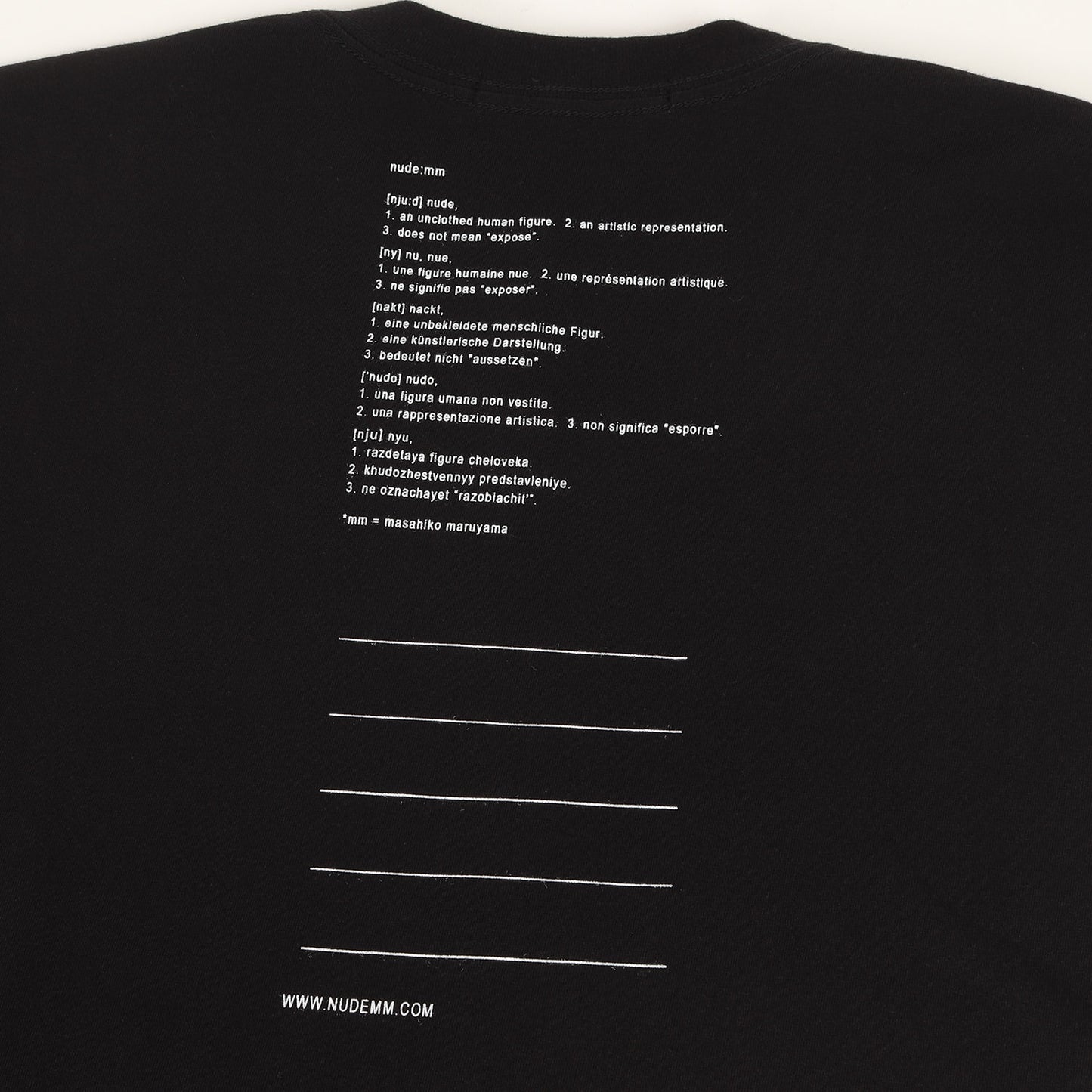 24SS バックプリント スリーブレス Tシャツ (SLEEVELESS BACK PRINT T SHIRT NU-1677)