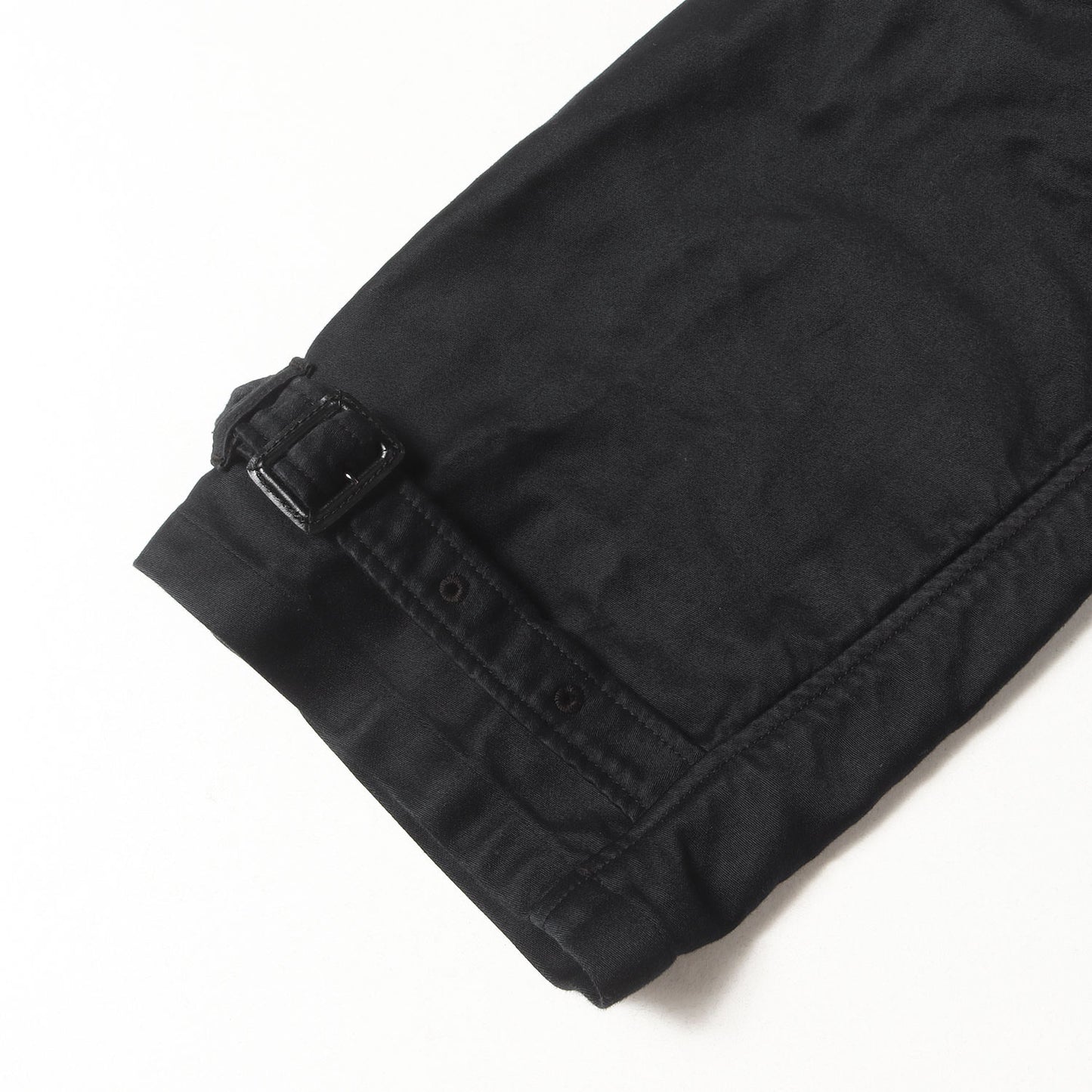 21AW ブラックインディゴ染 モールスキン ステンカラー コート (MANTEAU UZES)