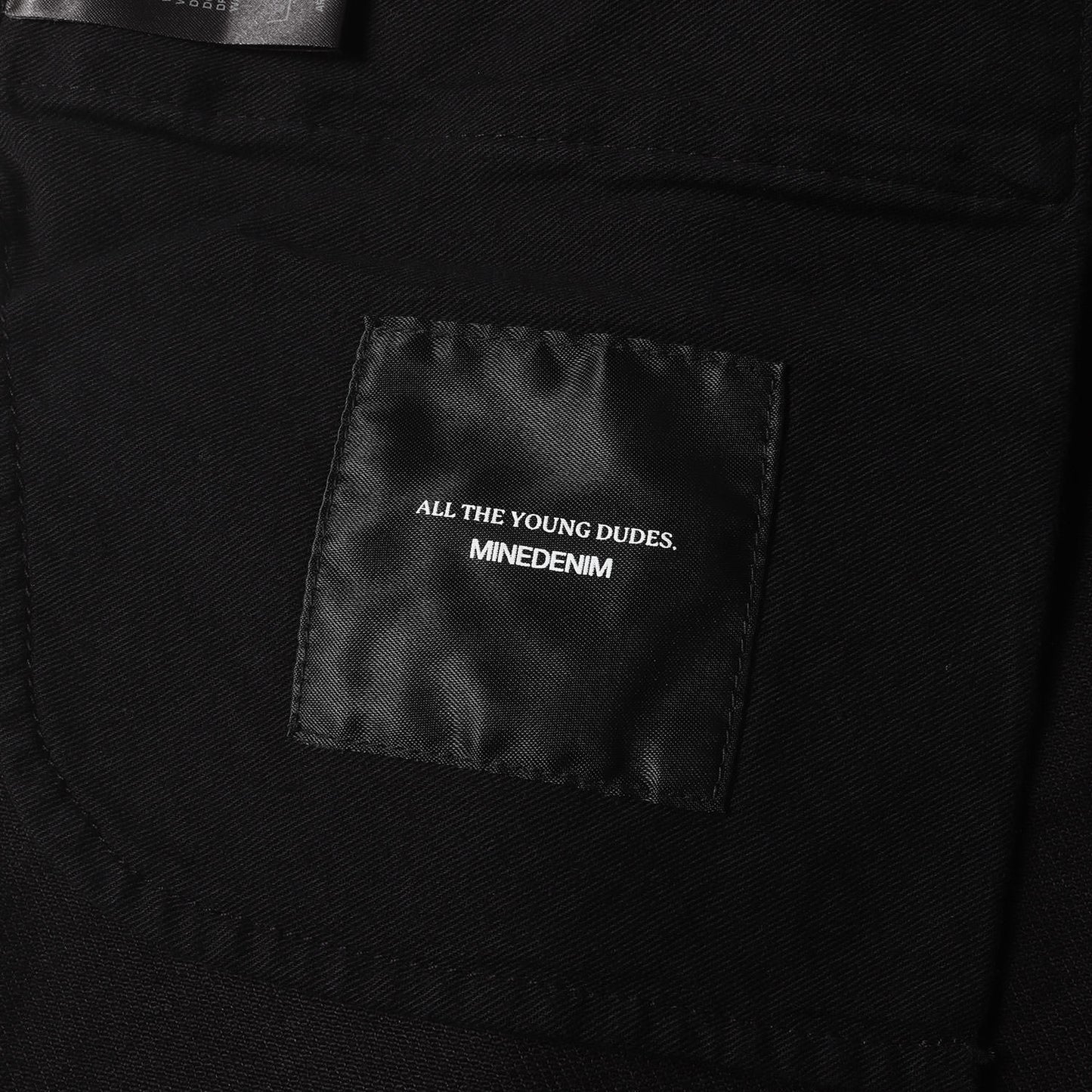 25SS 5ポケット スリム ストレート ジーンズ (Nonfade Black Denim Slim Fit Jeans ATYD-T04) / ALL THE YOUNG DUDES
