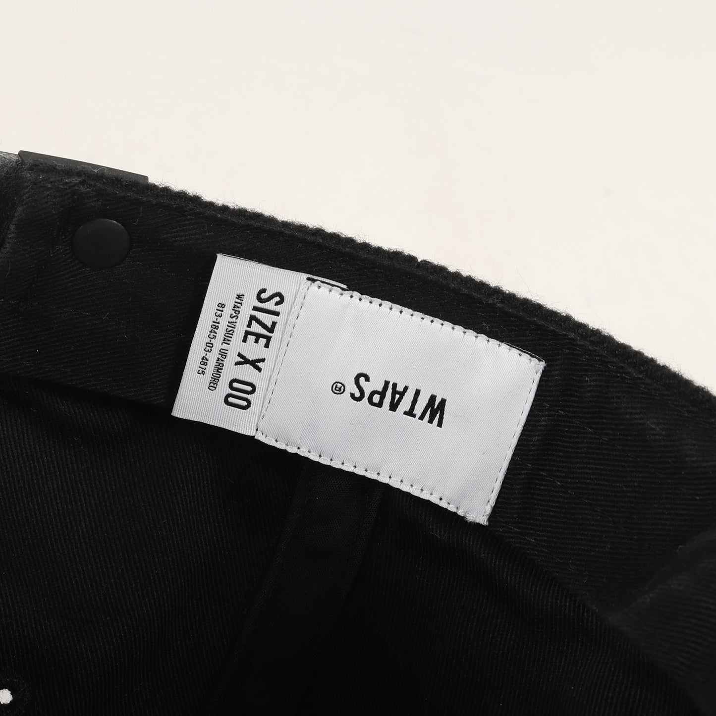 24AW WT ロゴ 刺繍 ポリツイル キャップ (T-6H 03 / CAP / POLY. TWILL 242HCDT-HT12)