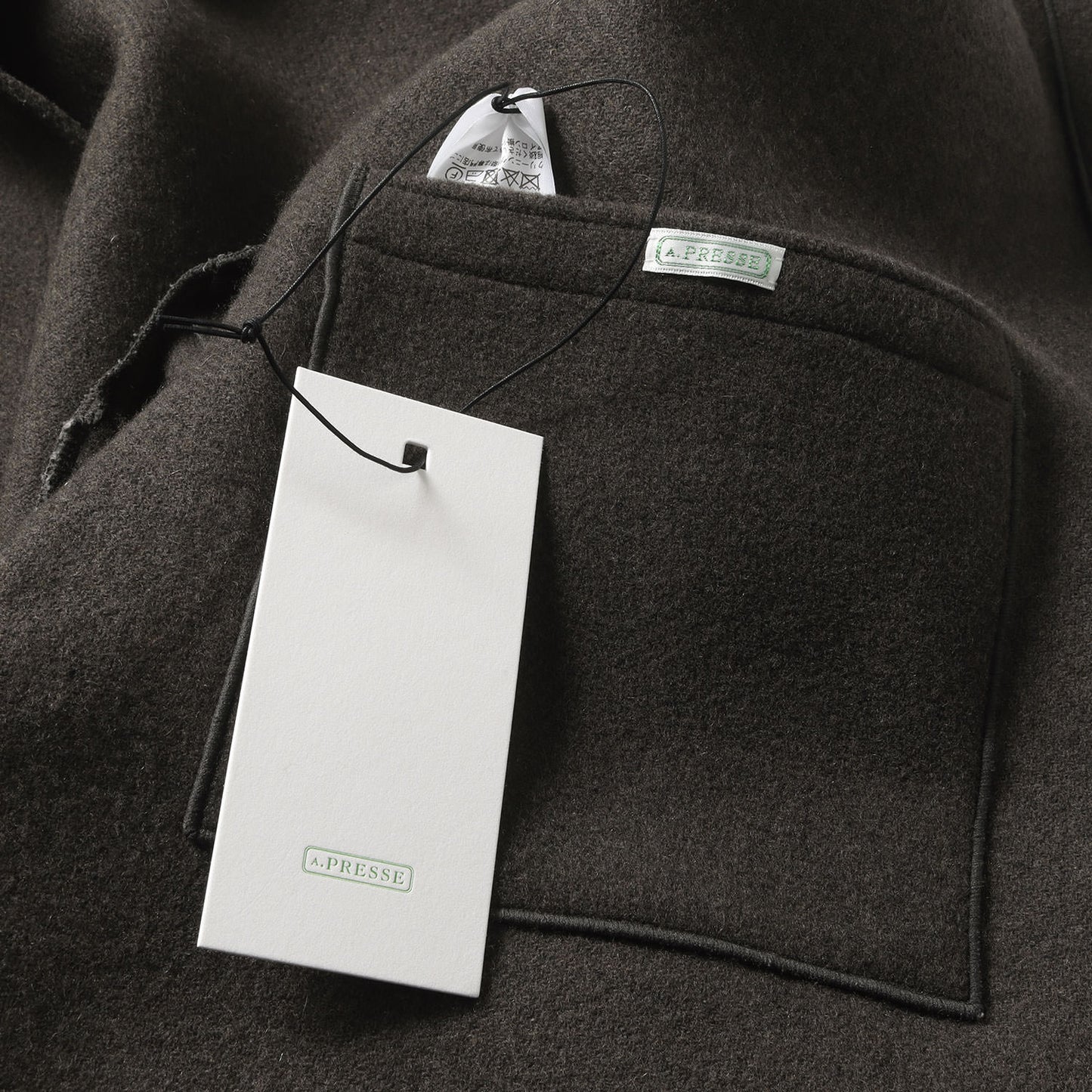 24AW カシミヤ ブレンド スナップ ワークジャケット (Cashmere Blend Work Jacket 24AAP-01-27H)