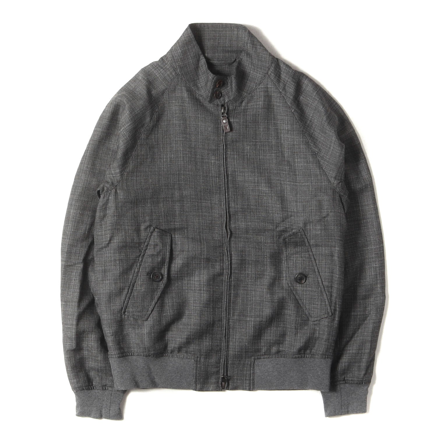Brooks Brothers ハリントンジャケット リネン BROOKS BROTHERS (ブルックスブラザーズ) 22SS リネン混 ウールシルク