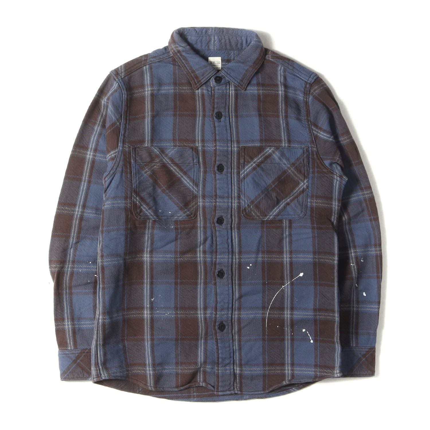 Ron Herman flannel shirt ネルシャツ　ビンテージ加工　L Ron Herman flannel shirt ネルシャツ ビンテージ加工 L