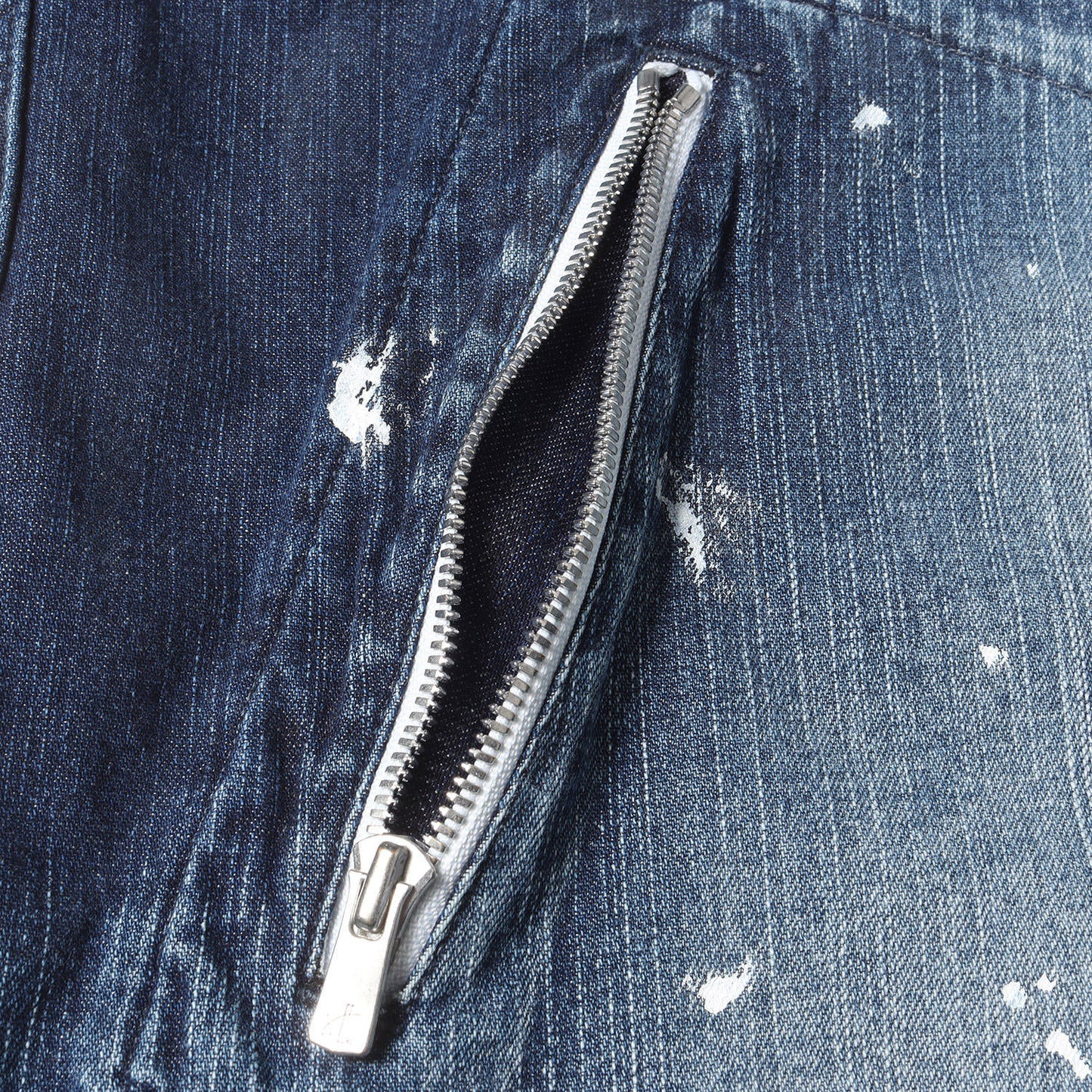 24SS ペイント ダメージ加工 オーバーサイズ デニム シャツ (OVER DENIM SHIRTS RC29-SH-001)