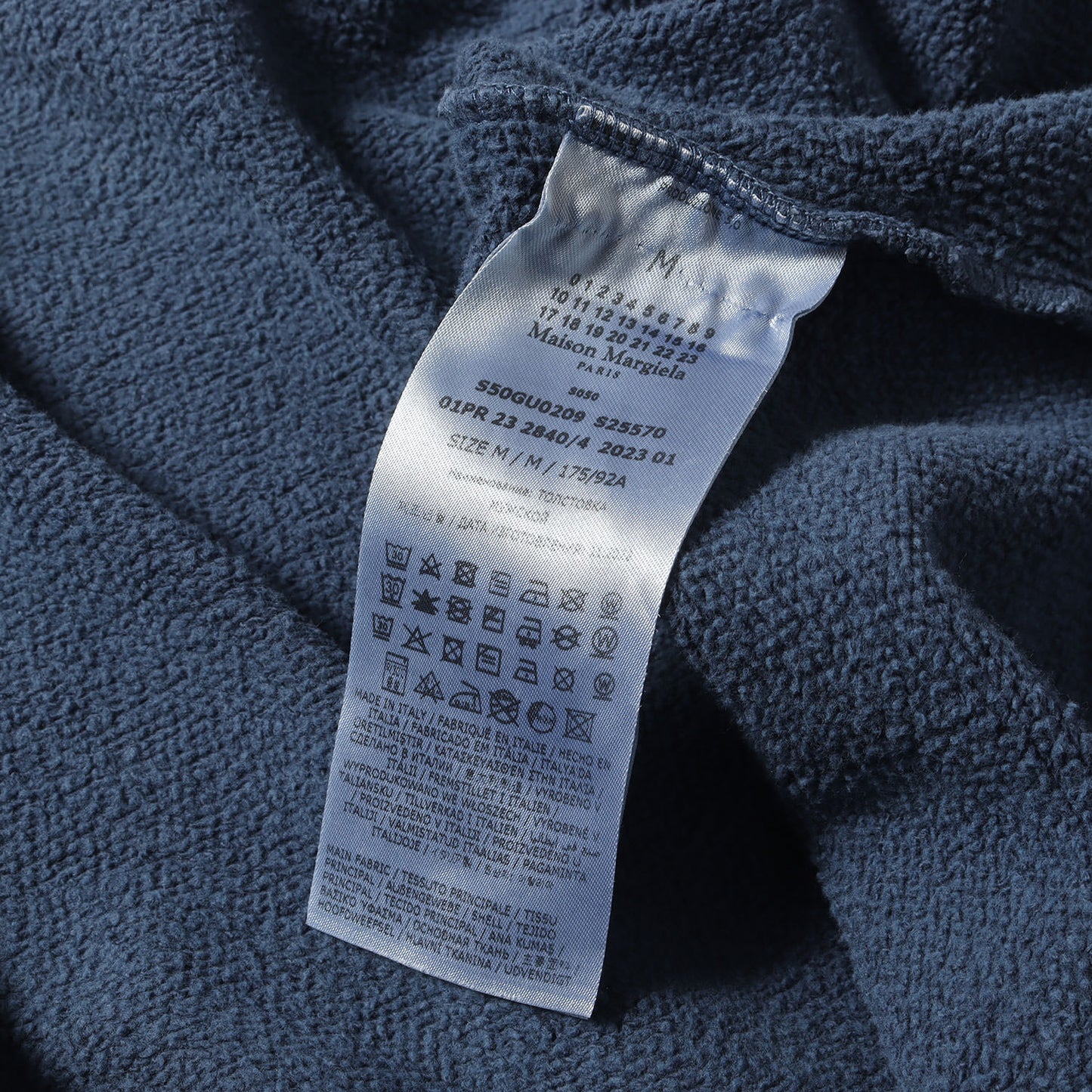 23SS ヴィンテージ加工 リメイク ロゴ スウェット (S50GU0209) / MM1 MM10