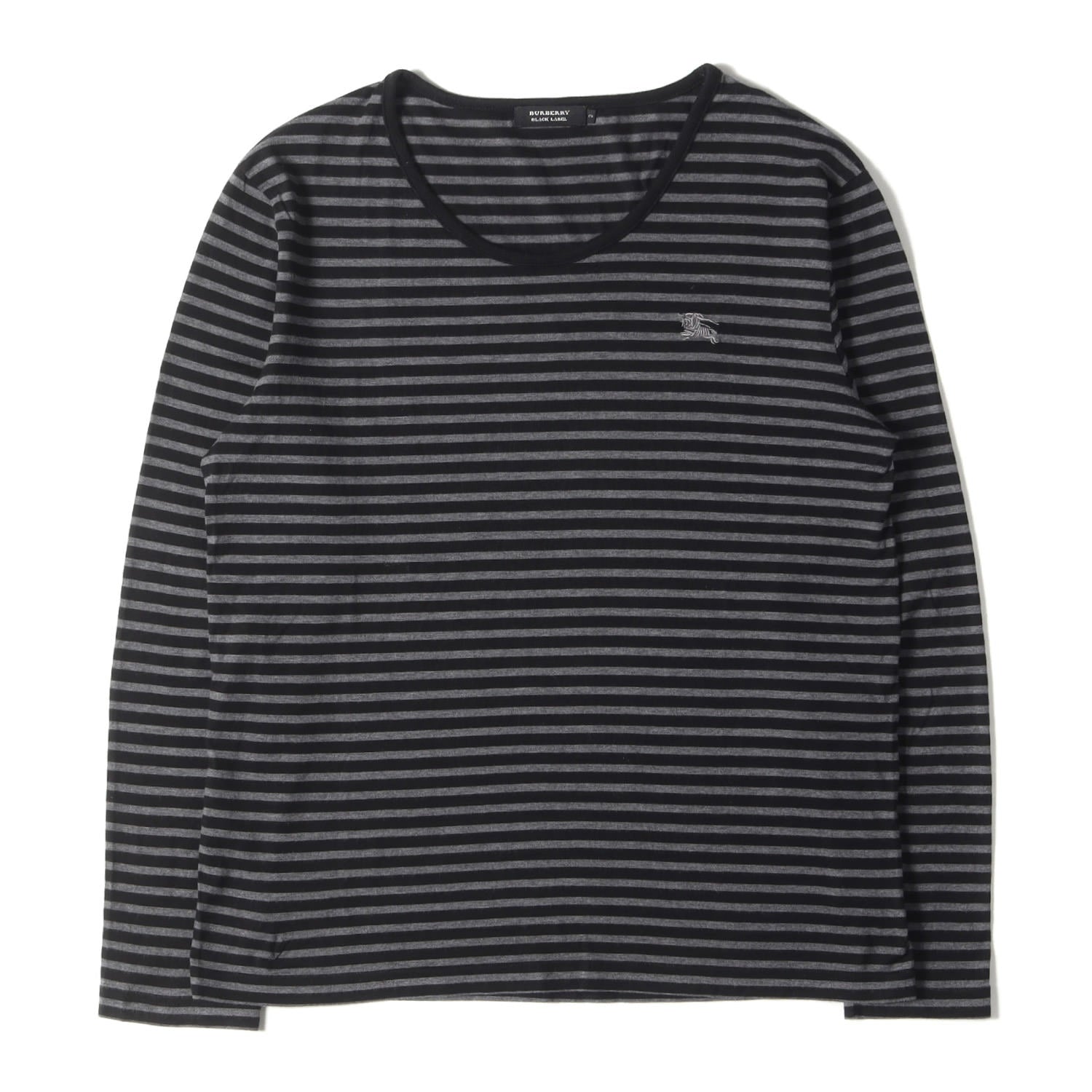 Burberry black label ワンポイント ロゴ　ポケットTシャツ 人気Burberry black label ワンポイント刺繍 チェックシャツ