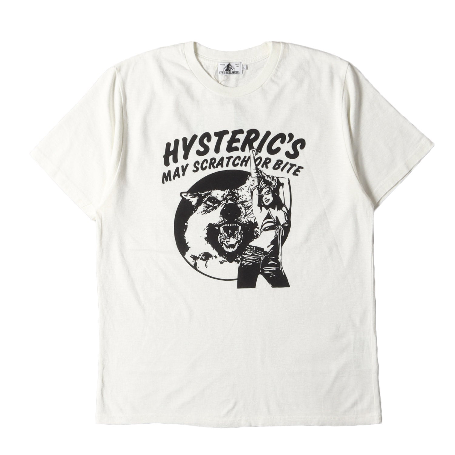 HYSTERIC GLAMOUR (ヒステリックグラマー) MAY SCRATCH OR BITE T