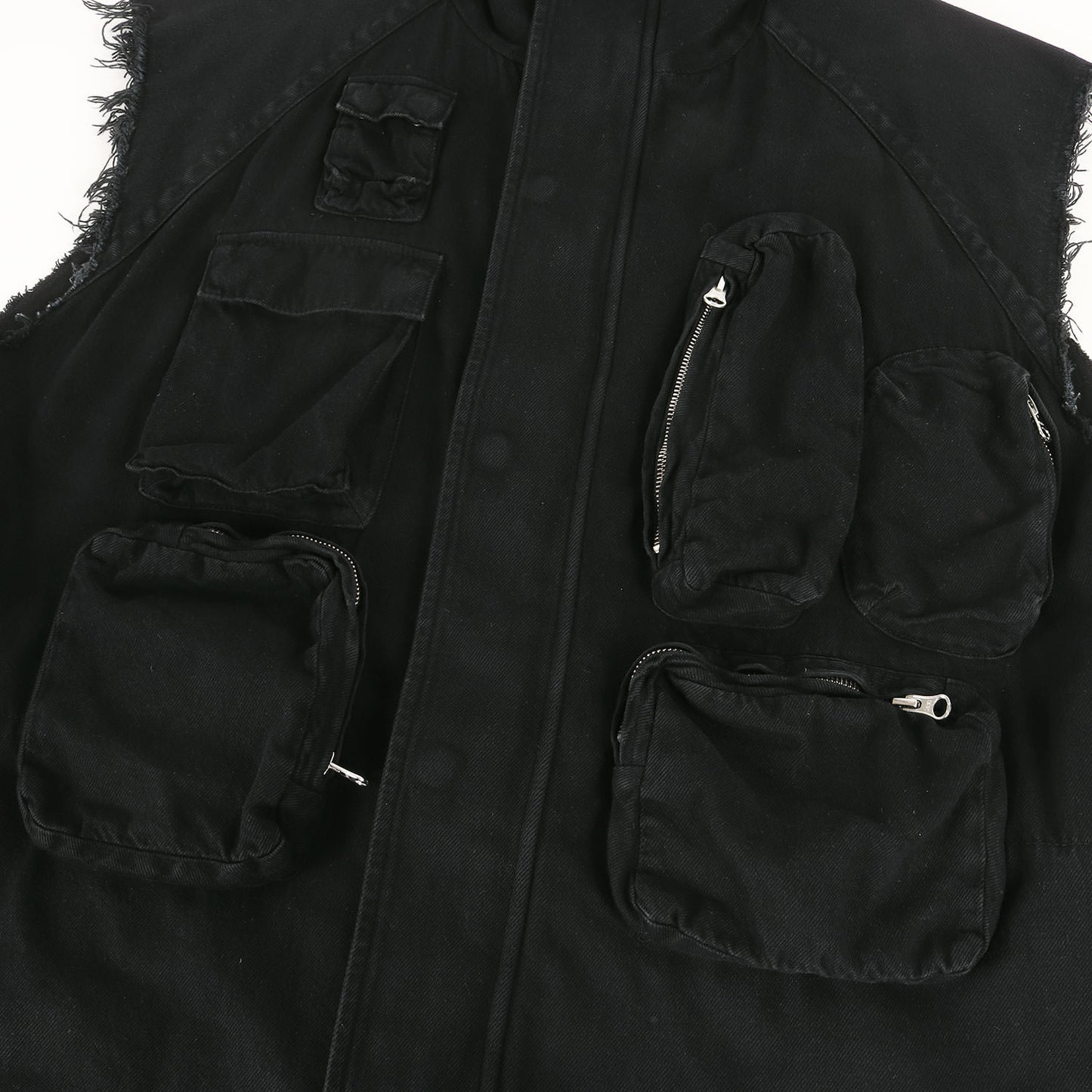 24AW MM6 スリーブレス オーバーサイズ ポケット ベスト ドレス(Sleeveless Pocket Vest Dress)