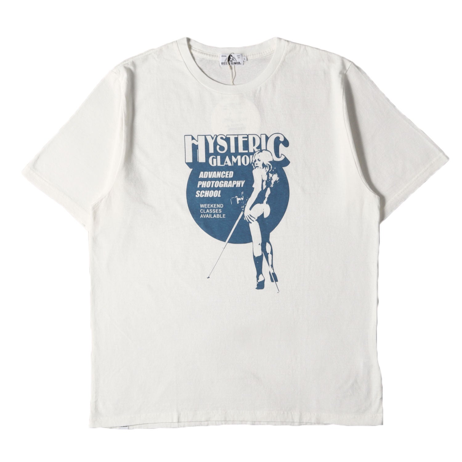 HYSTERIC GLAMOUR (ヒステリックグラマー) HYS CAMERA GIRL Tシャツ