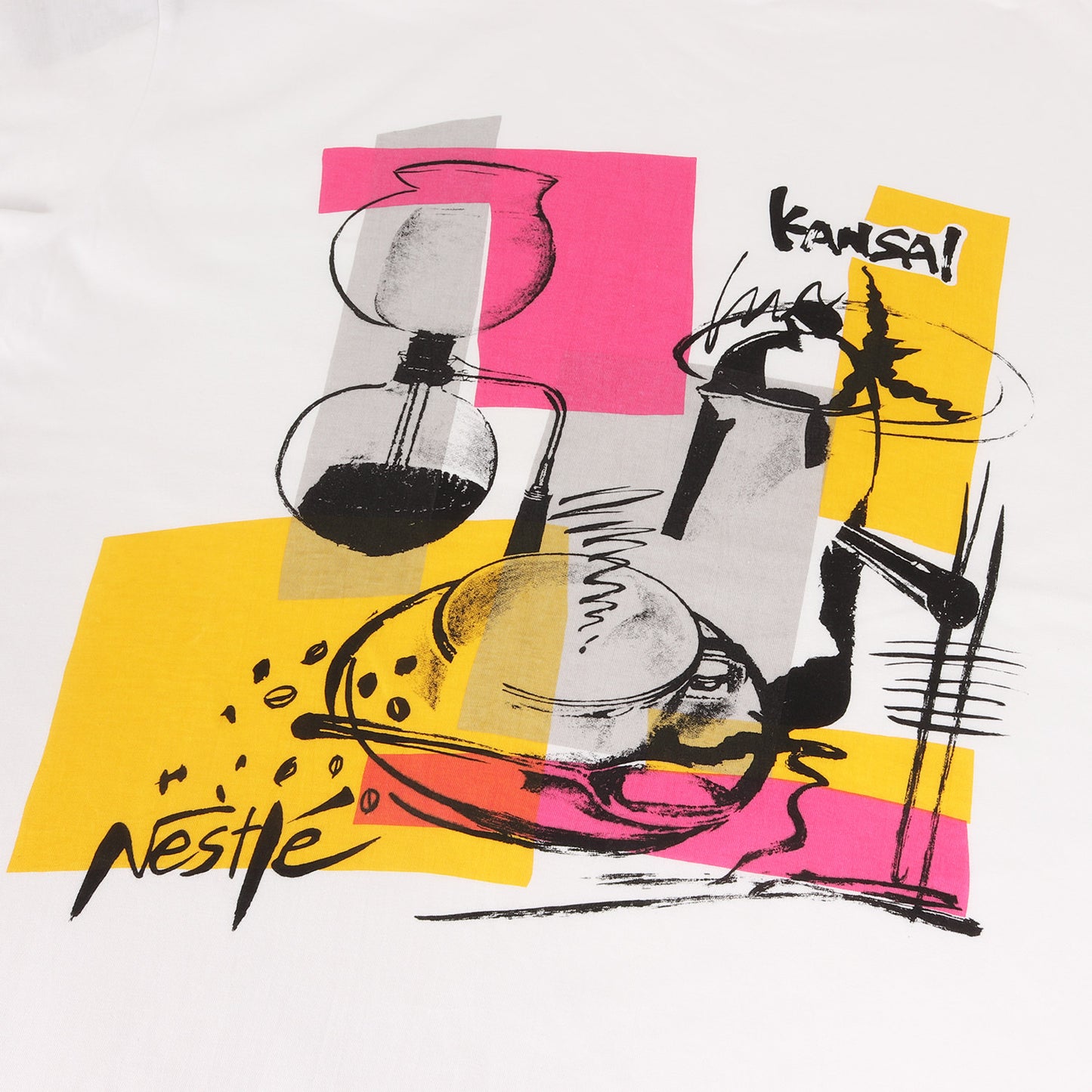 80s × Nestle グラフィック ロゴ Tシャツ