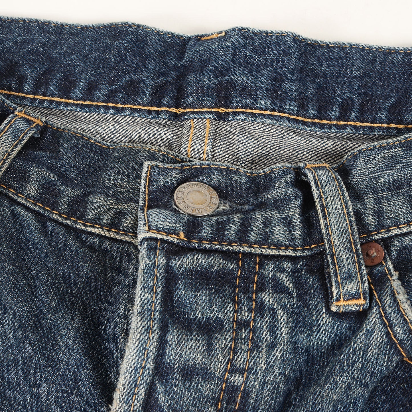 24AW ヴィンテージ加工 ストレート デニム パンツ (L.Straight 5pocket USD 2410-1002) / ボタンフライ