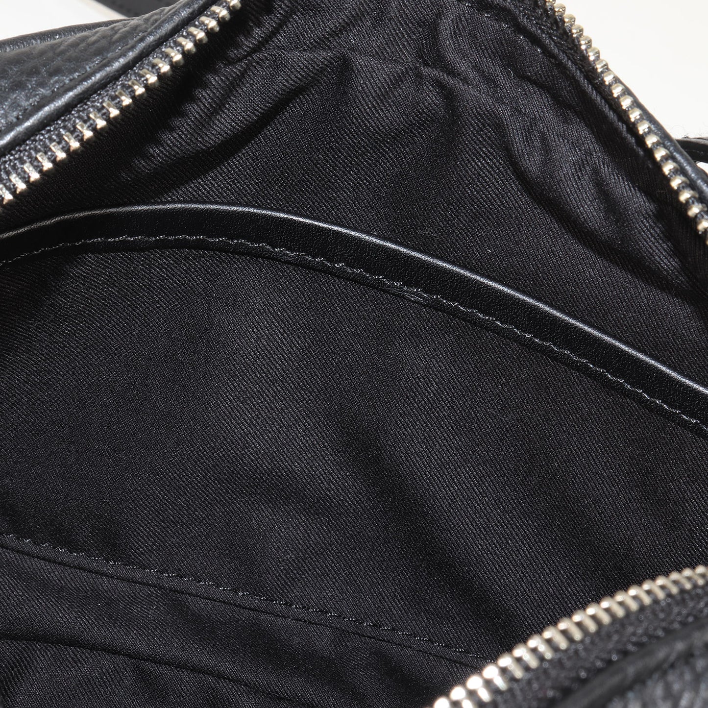 24AW シュリンクレザー ミニ ショルダー バッグ (65034403013)