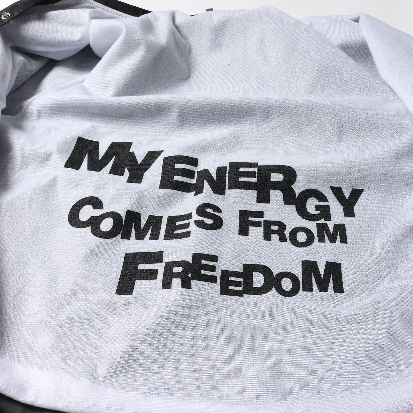 裏地 メッセージ バック エアライン ロゴ ナイロン コーチ ジャケット (IS-J002) / GOOD DESIGN SHOP