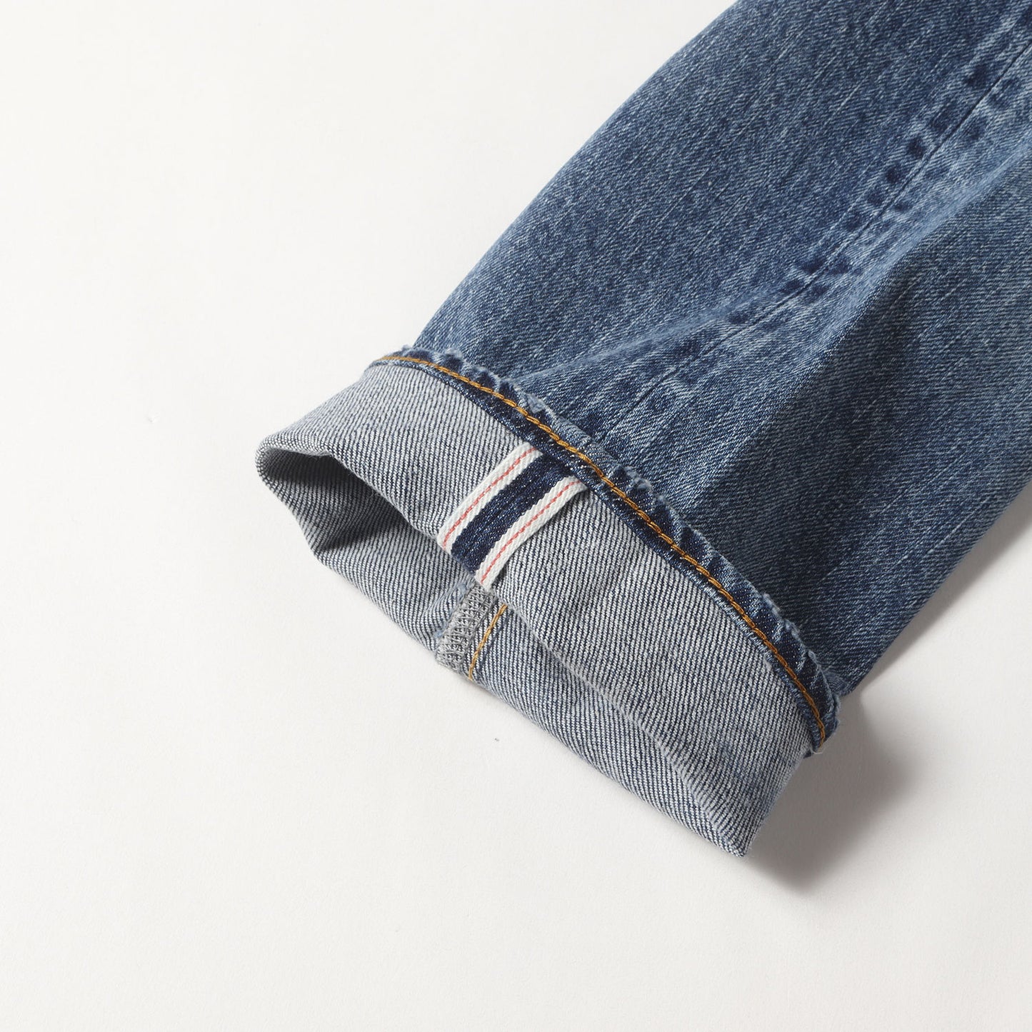 ウォッシュド加工 スリム テーパード ストレッチ デニム パンツ (102 N.Slim Tapered USD FPKH102NSTUD-85) / ジッパーフライ