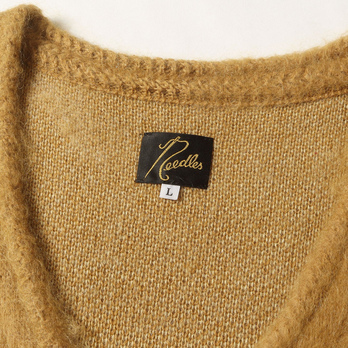 ジグザグ ジャガード モヘア Vネック カーディガン (Mohair Cardigan Zigzag LQ274)