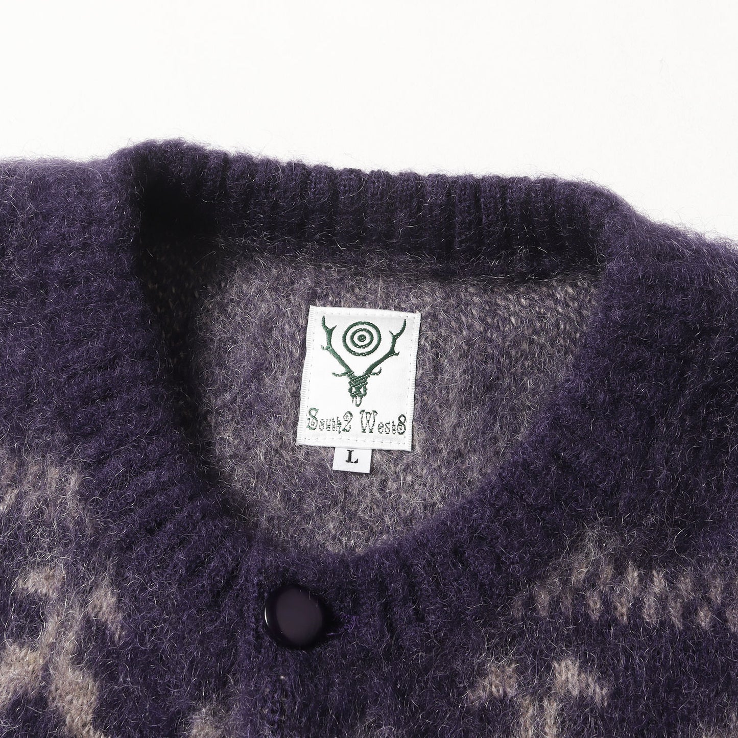 24AW クルーネック モヘア カーディガン (Loose Fit Crew Neck Cardigan NS852)