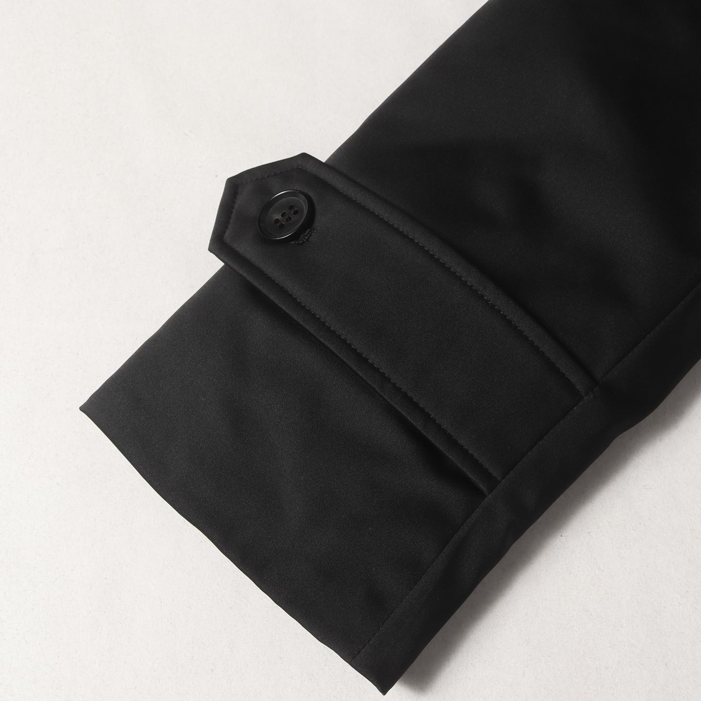 23AW フーデッド ナイロン ラップコート (STRETCH TAFFETA by LIMONTA WRAP HOODED DOWN COAT C085 PET136)