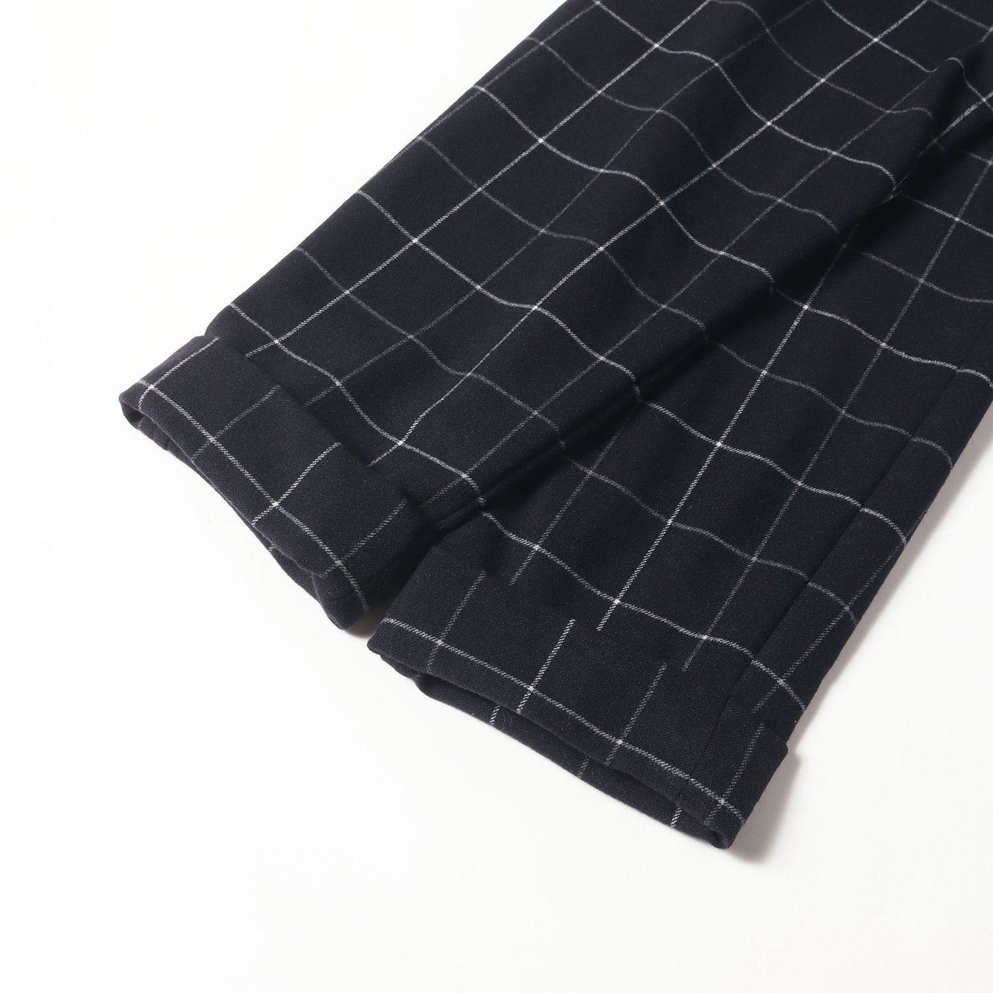 ウインドウペン チェック ワンタック ストレッチ ポリレーヨン イージー パンツ (WINDOW PEN MONALUCE SWING EASY PANTS P304 PER023)