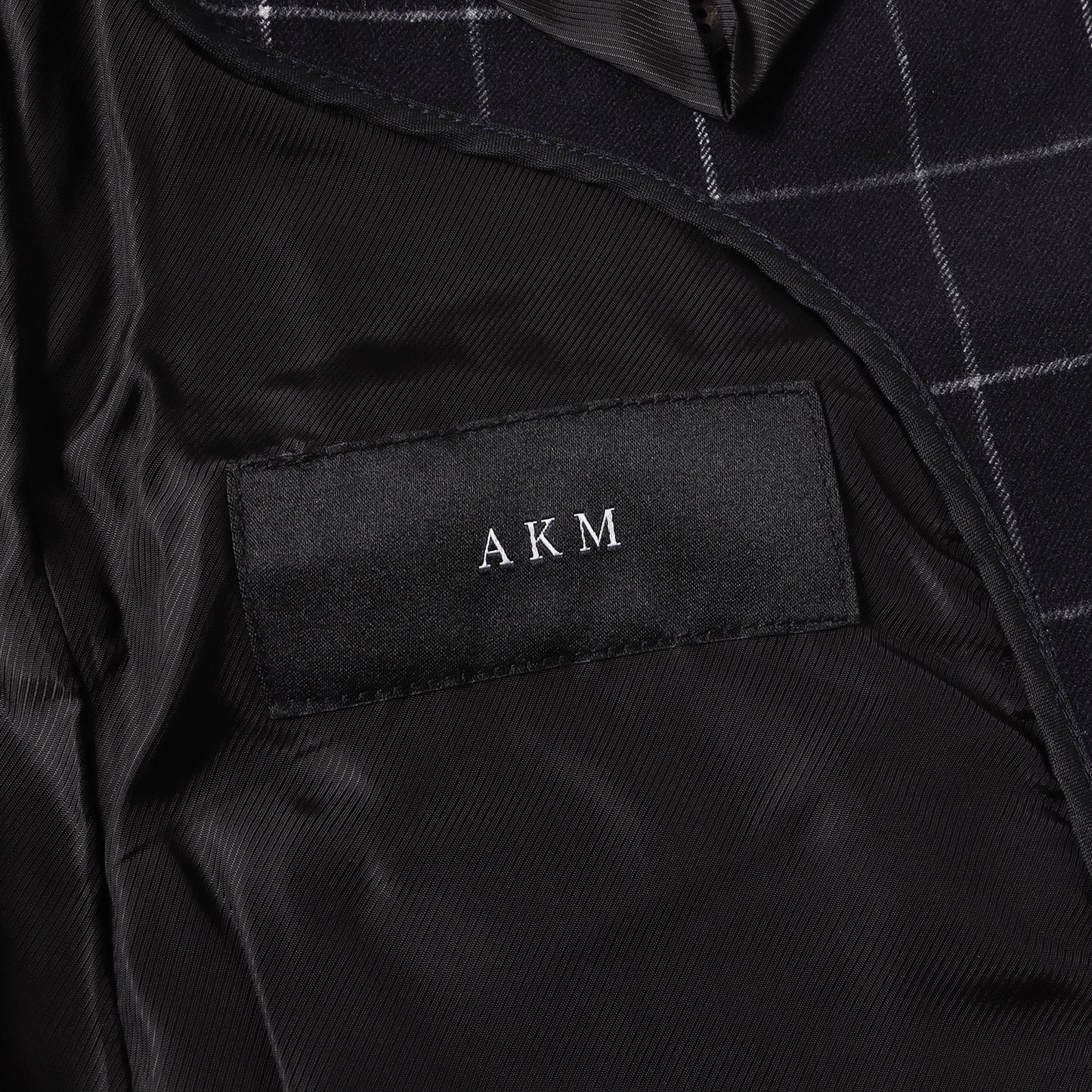 22AW チョークチェック 2B テーラード (WINDOW PEN MONALUCE SWING EASY JACKET B437 PER023)