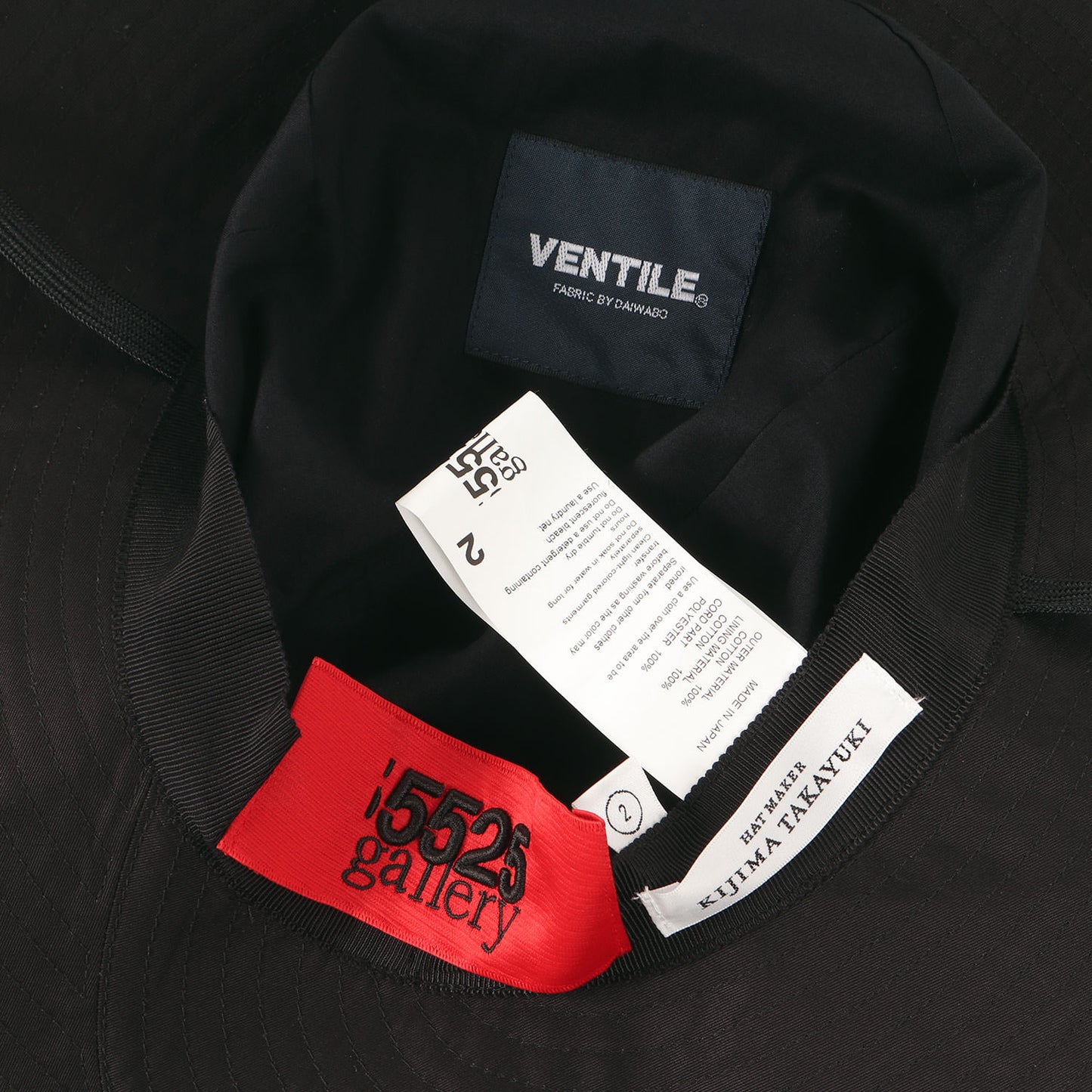 x TAKASHIMA RYO × 5525gallery VENTILE ハット (5525-GCP-21200-VE1-TR)