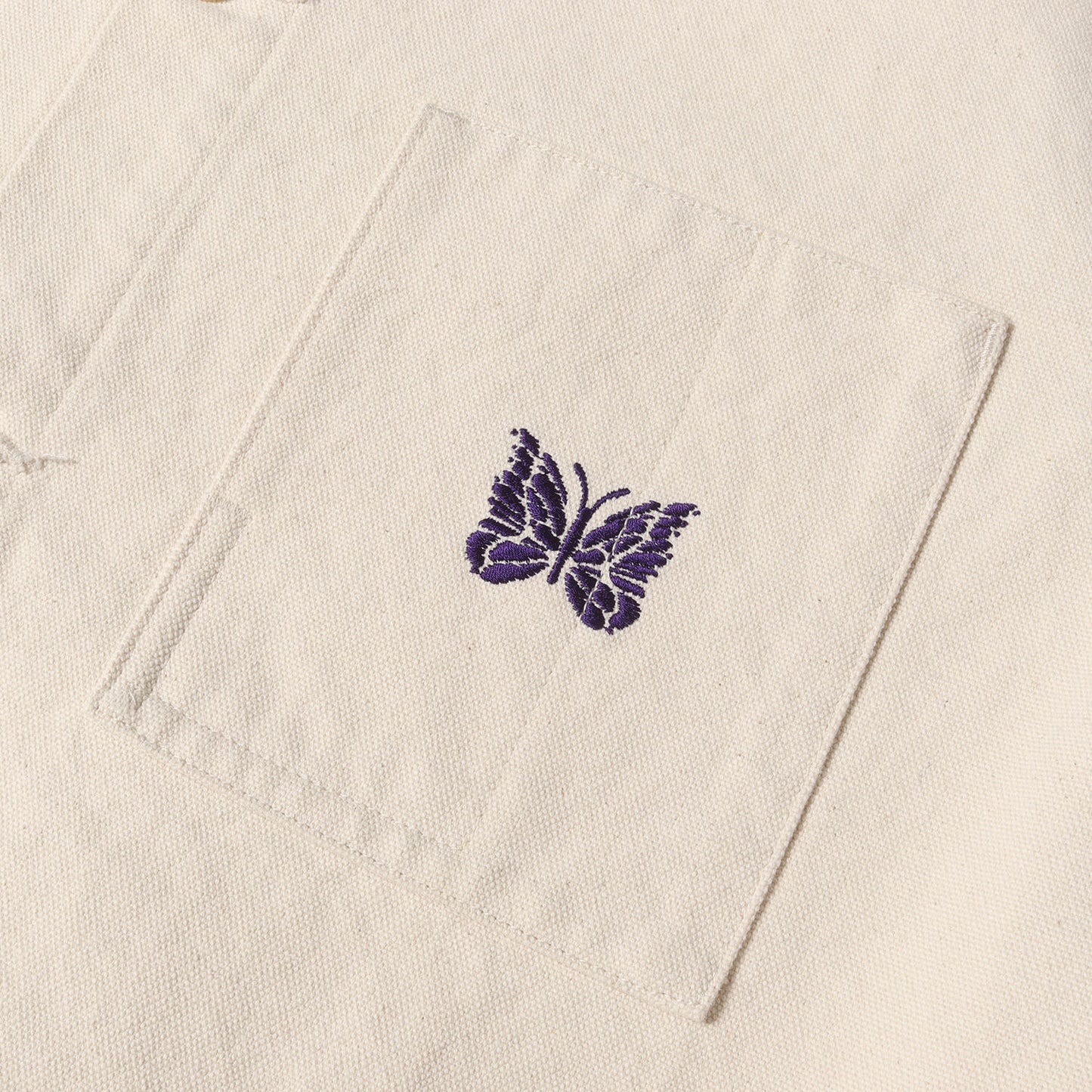 24AW × UNITED ARROWS BEAUTY&YOUTH パピヨン刺繍 ダック キャンバス カバーオール コート (OT1657)
