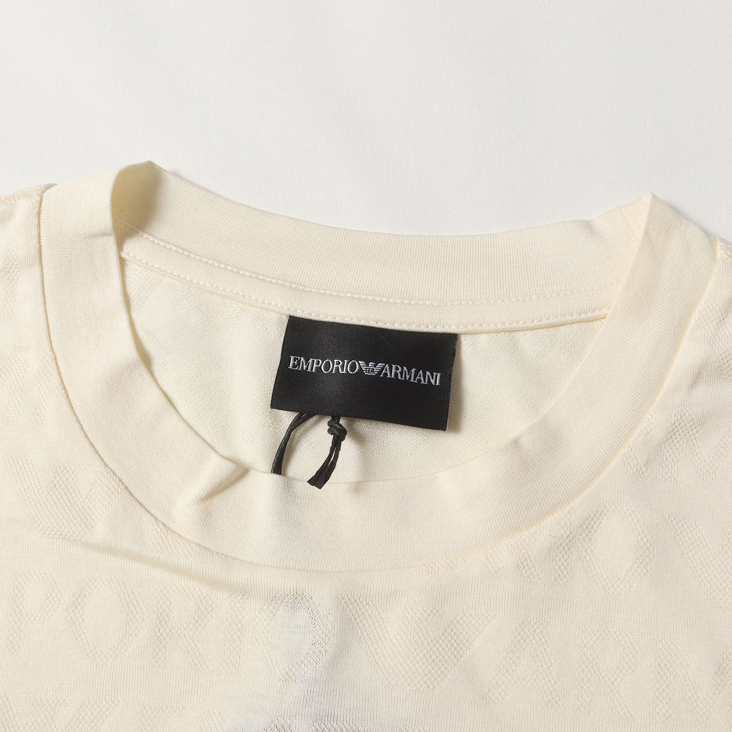 24SS ロゴ イーグルマーク ジャガード Tシャツ (3D1TH5 1JORZ)