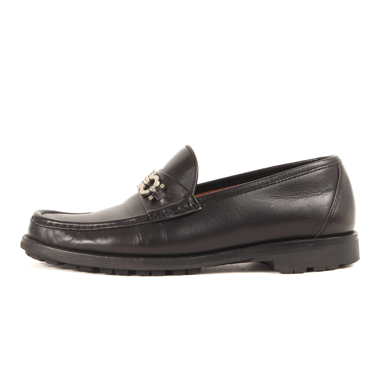 サルバトーレ フェラガモ 黒 ガンチーニローファー 26cm 除菌・消臭