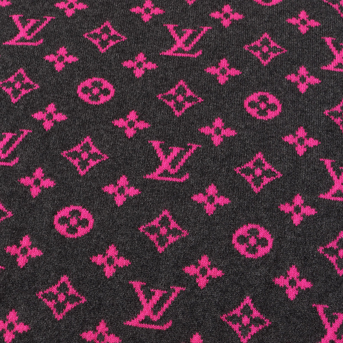 ハーフアンドハーフ LV モノグラム カシミヤ ニット (HALF AND HALF MONOGRAM RM182M GVG HFN14W)
