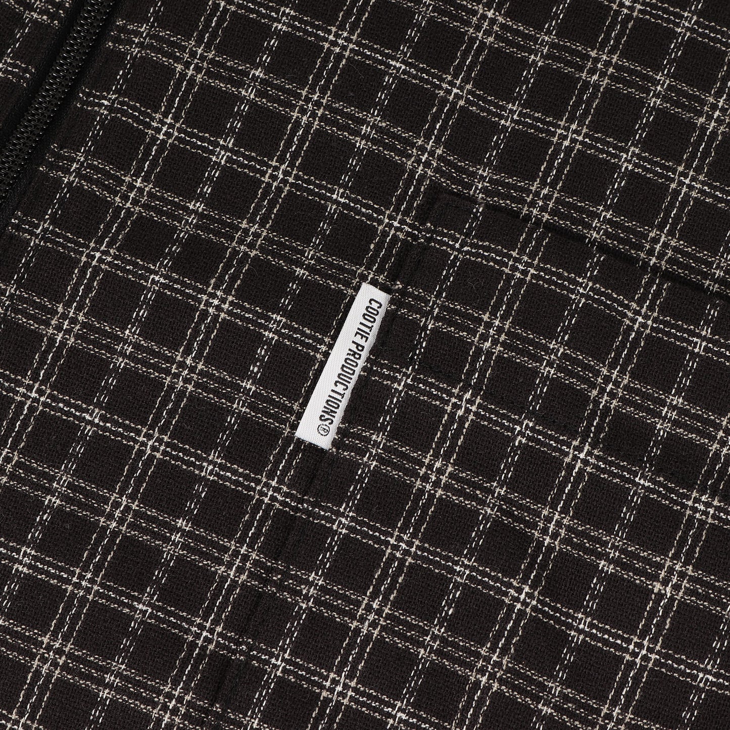 25SS チェック ハーフジップ シャツ (Amundsen Check Overized Half Zip L/S Shirts CTE-24A411)