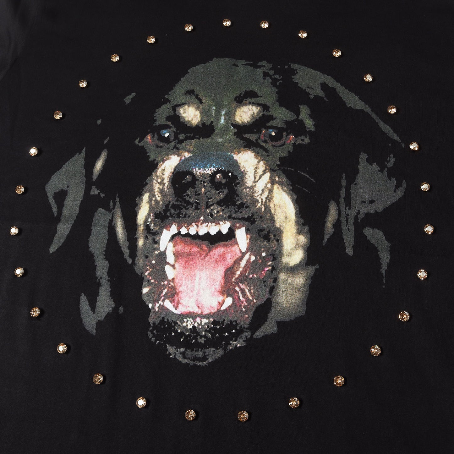 クリスタル スタッズ ロットワイラー グラフィック Tシャツ (14Z 7720 483)