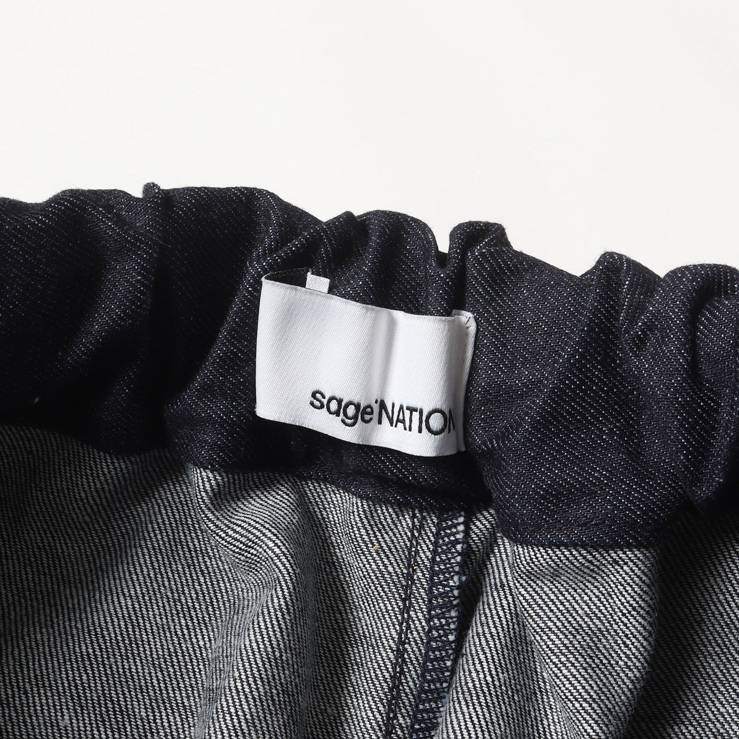 23AW プリーツ ボックス デニム トラウザー パンツ (BOX PLEAT TROUSER DENIM S074) / ジッパーフライ