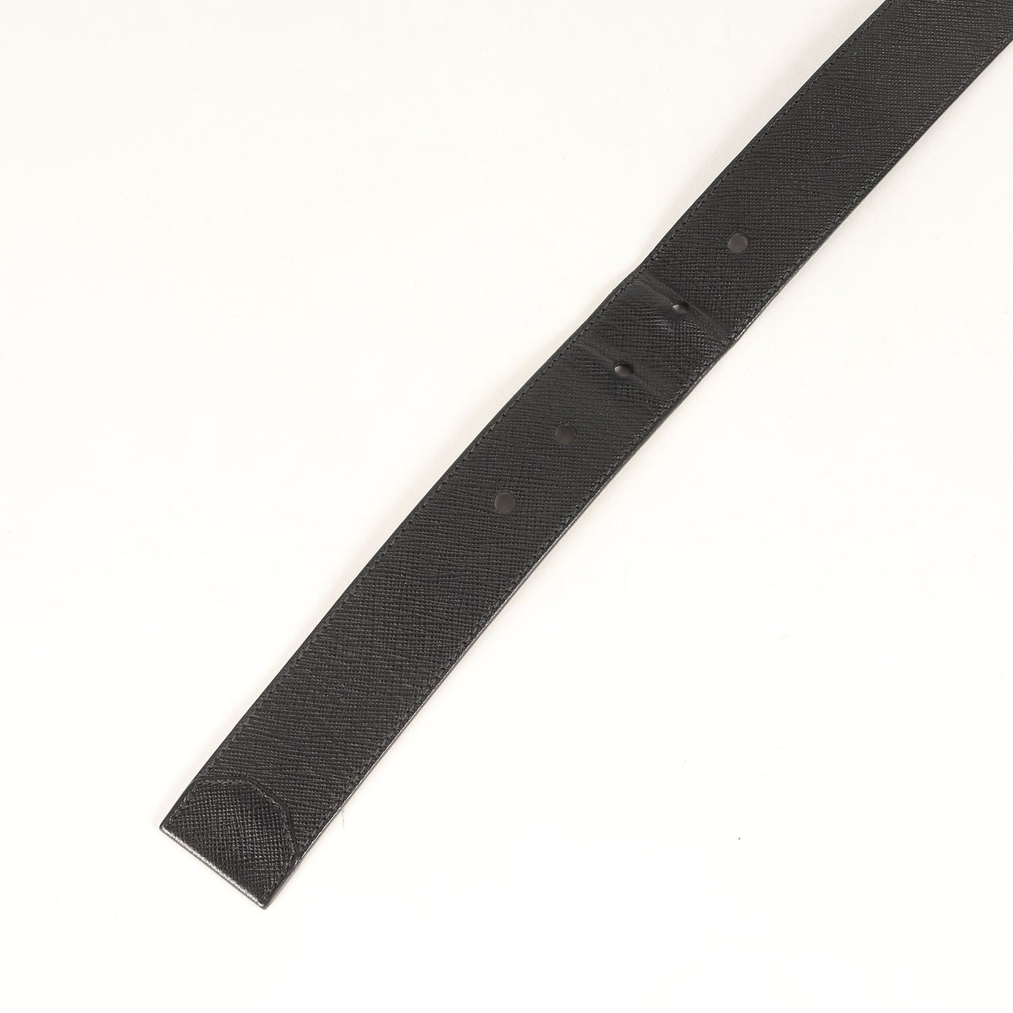 スクエアバックル サフィアーノレザー フォーマル ベルト