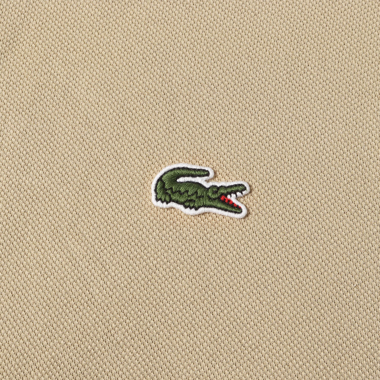 ワンポイント ワニ ワッペン 刺繍 ピケ ポロシャツ (L1212AL) / CLASSIC FIT MADE IN JAPAN