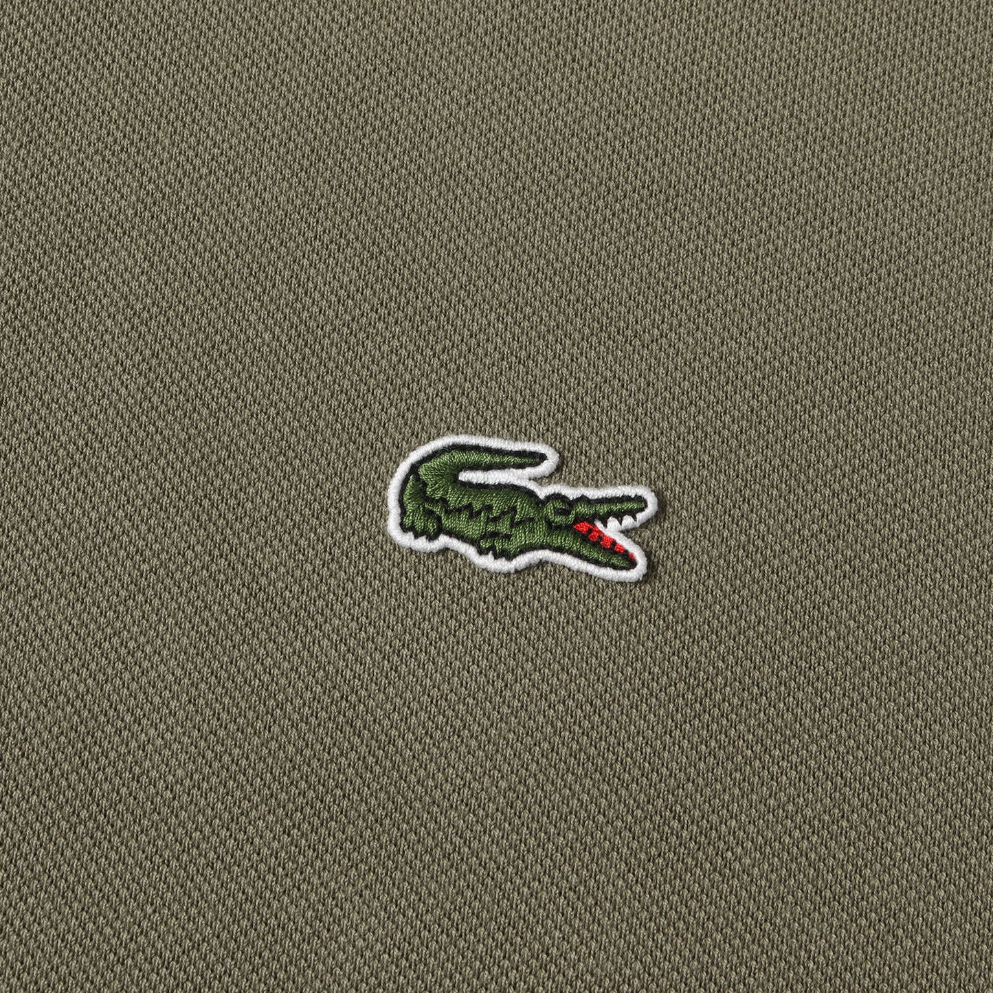 ワンポイント ワニ ワッペン 刺繍 ピケ ポロシャツ (L1212AL) / CLASSIC FIT MADE IN JAPAN