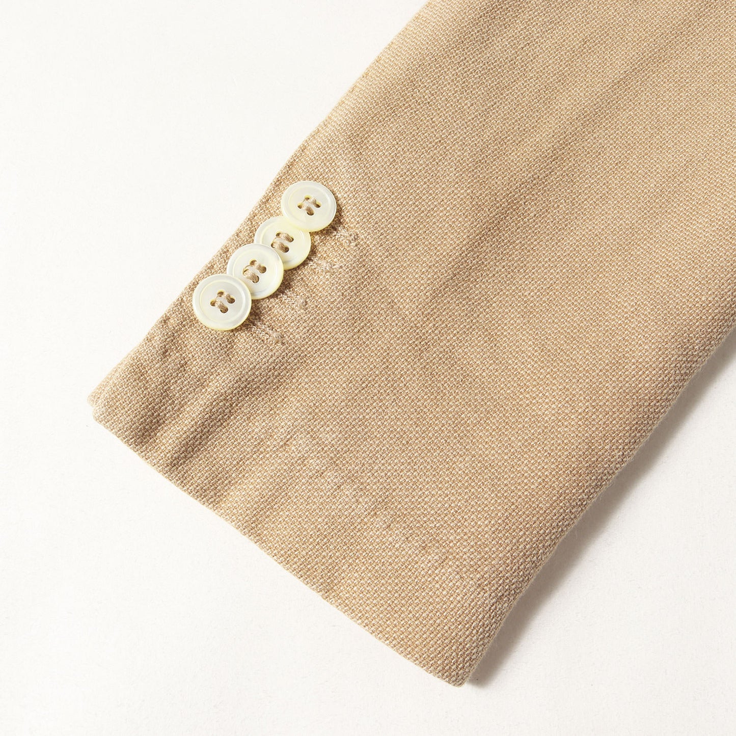 × eidos ピークドラペル ダブルブレスト コットンリネン 鹿の子 6B テーラード ジャケット / MADE IN ITALY