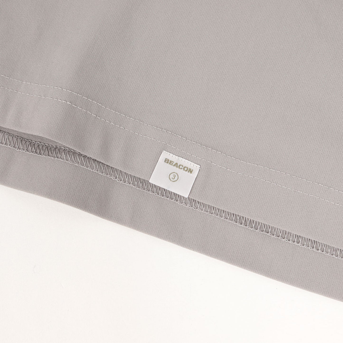 22SS ロゴ ジャガード ネック ストレッチ ナイロン Tシャツ (ロゴ衿リブ S/S TEE 22SBM-T10238) / BEACON