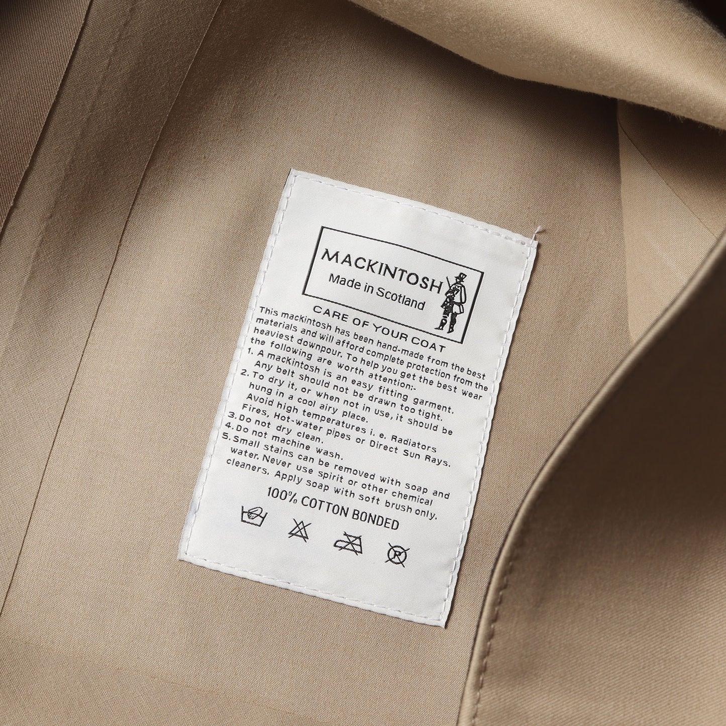 × HYKE ゴム引き 3B チェスター コート (4Z/5D) / MADE IN SCOTLAND