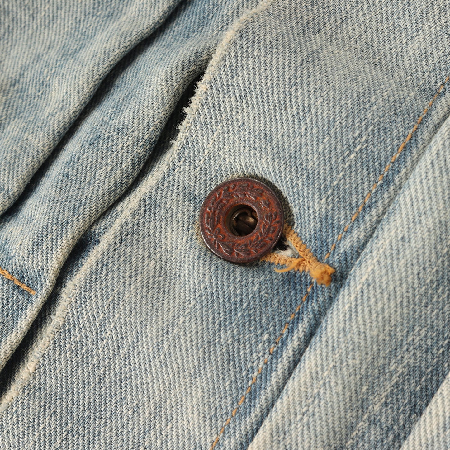 ヴィンテージ加工 デニム トラッカー ジャケット (FADED MODERN DENIM JACKET 23AWJK05)