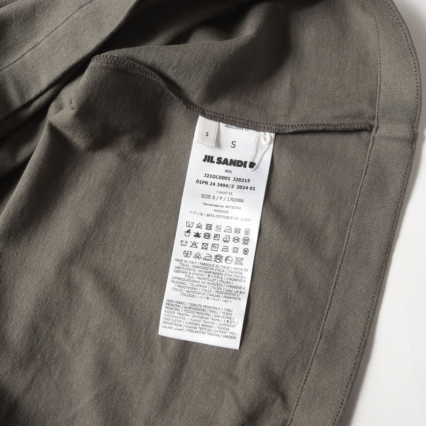 24SS ロゴ ヘビーウェイト Tシャツ (T-SHIRT SS J21GC0001 J20215)