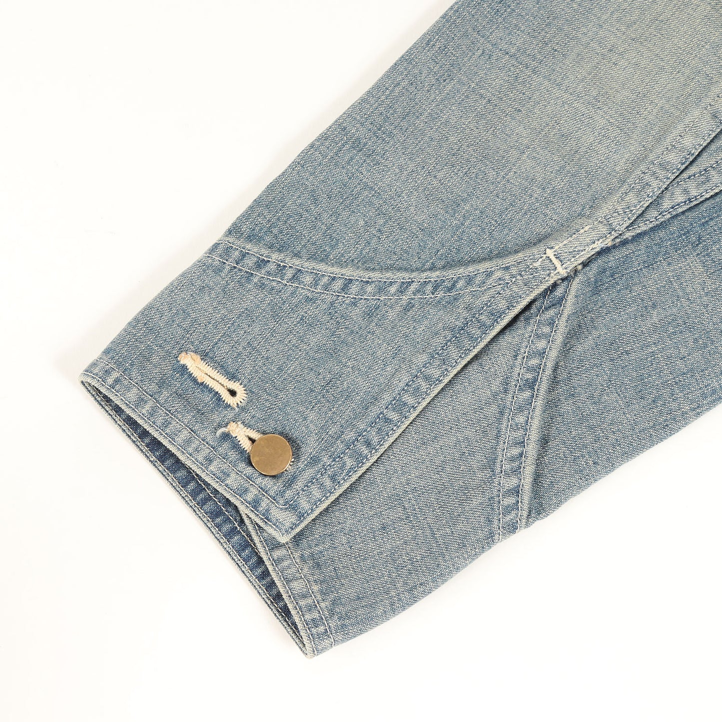 24AW ヴィンテージ加工 ライトオンスデニム カバーオール ジャケット (ORGANIC COTTON 10oz DENIM COVERALL M24C03BL01C)