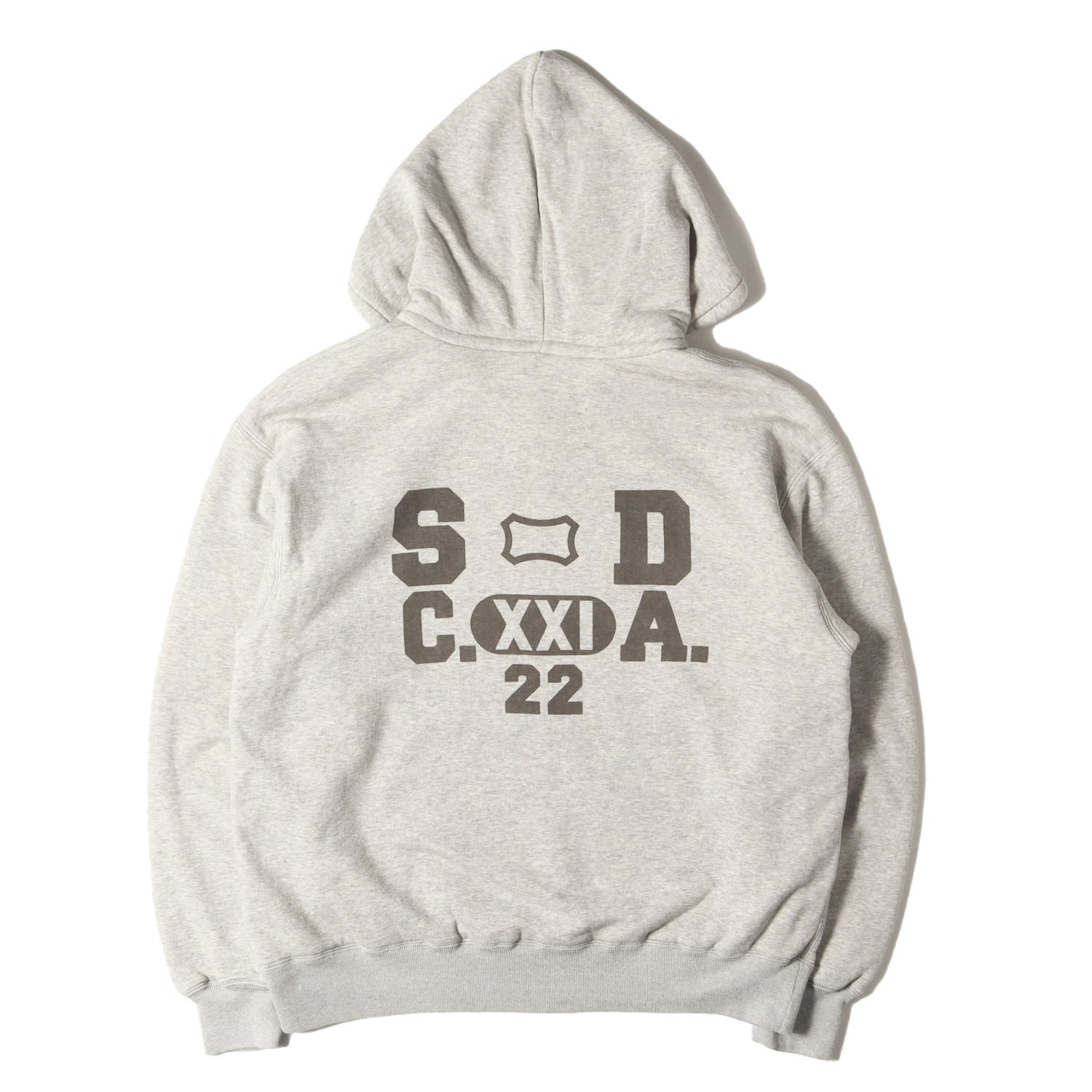 24AW バックロゴ 後付け ダブルフェイス スウェット パーカー (SD Logo 