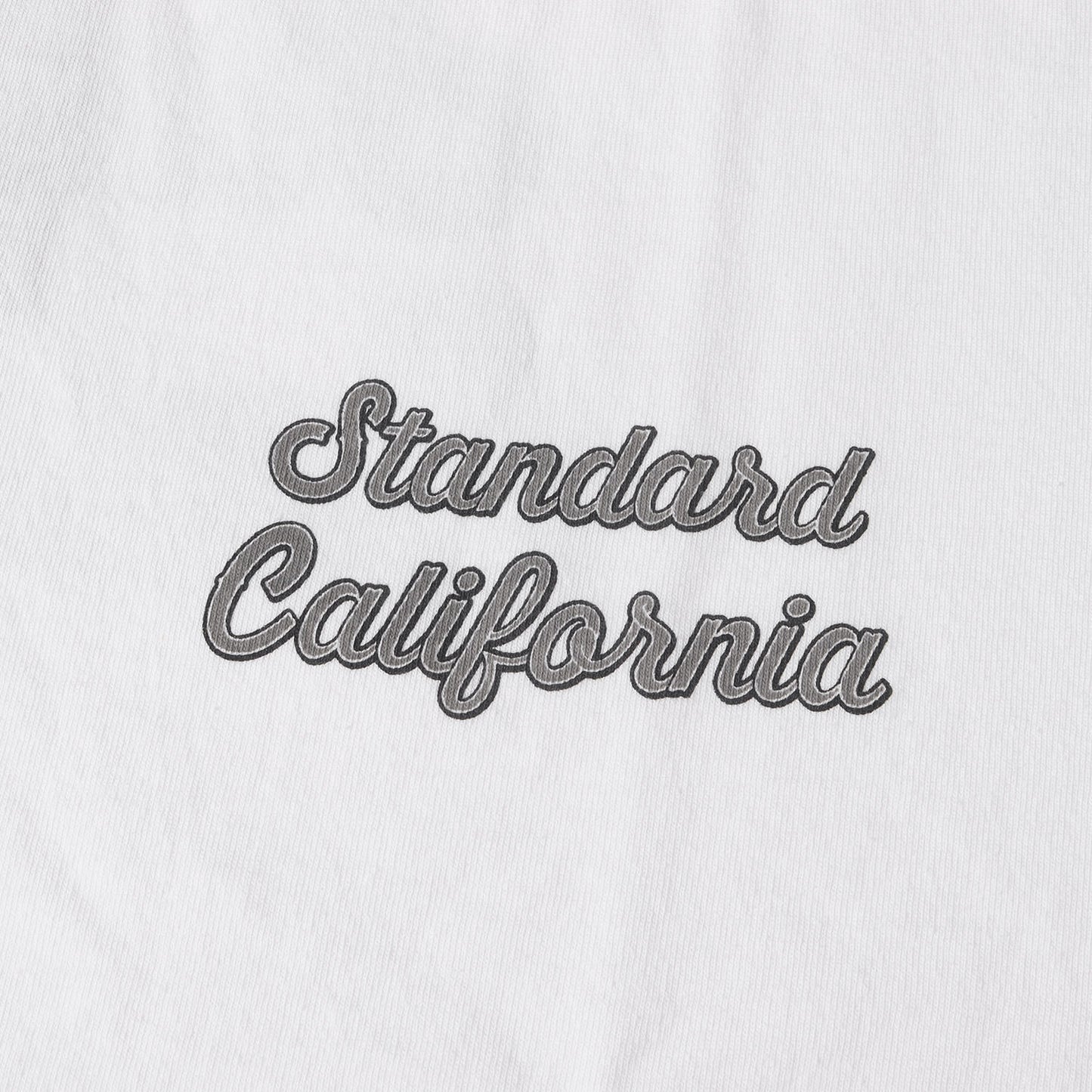 25SS グラフィック ロゴ リンガーネック ロングスリーブ Tシャツ (SD US Cotton Script Logo Ringer Long Sleeve T)