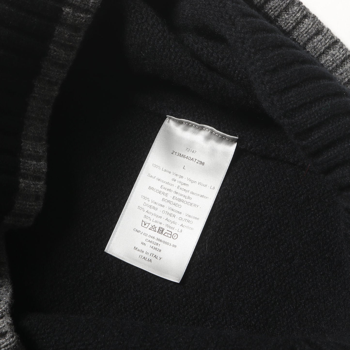 20SS アトリエ ロゴ 刺 ニット セーター (213M640AT298)