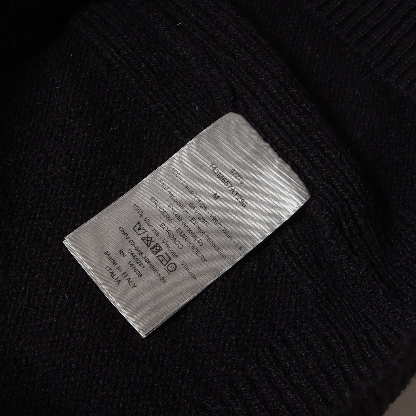 21AW × Peter Doig ロゴ 刺繍 クルーネック ニット セーター (143M657AT296)