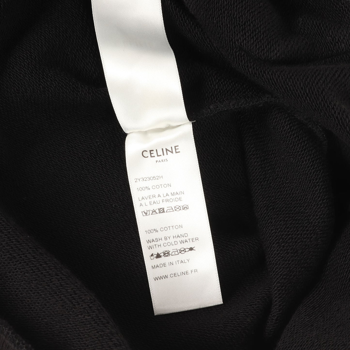 21SS スタッズ ロゴ スウェット パーカー (2Y323052H) / 裏毛