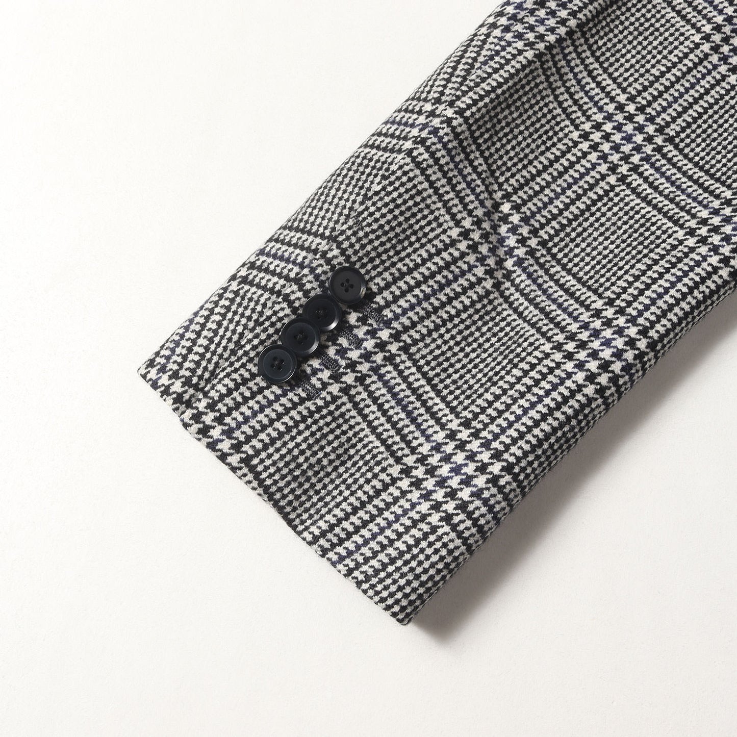 グレンチェック カシミヤ混ウール 3B チェスター コート (91-09-84-09111) / PILGLIM