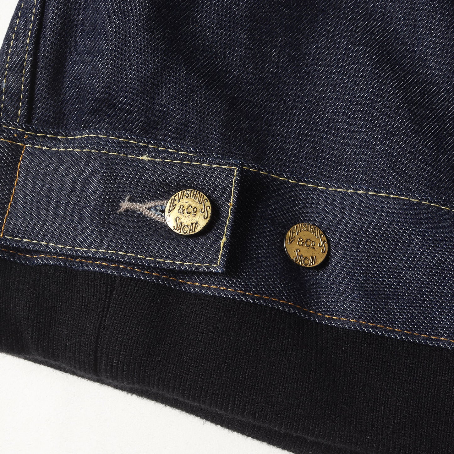 25SS × Levis リバーシブル ナイロン デニム トラッカー ジャケット (Levi's DenimxNylon Twill Reversible 25-03707M)